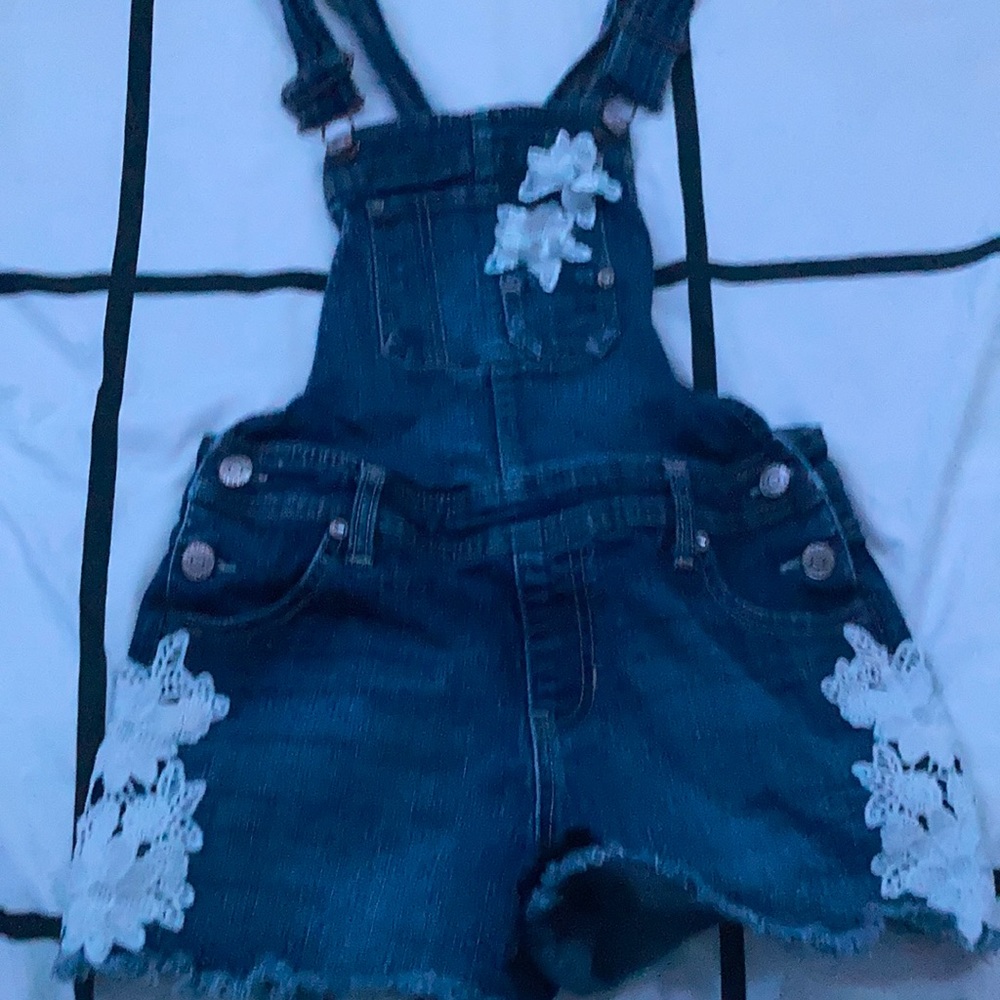 Blue overalls